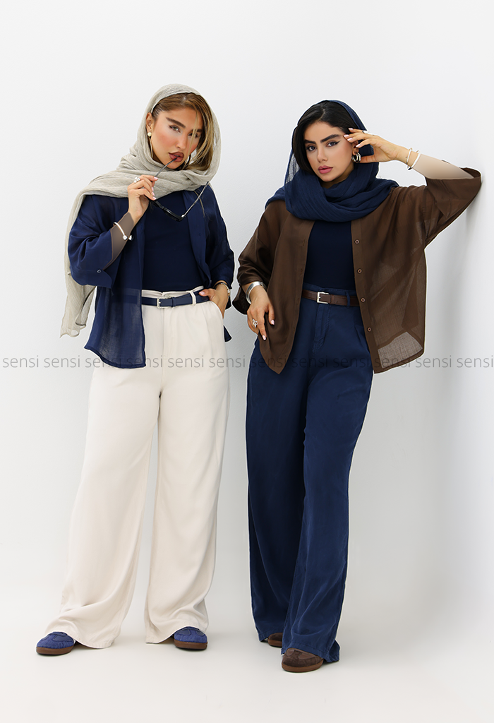 شومیز شیشه ای اسنو کد1006087